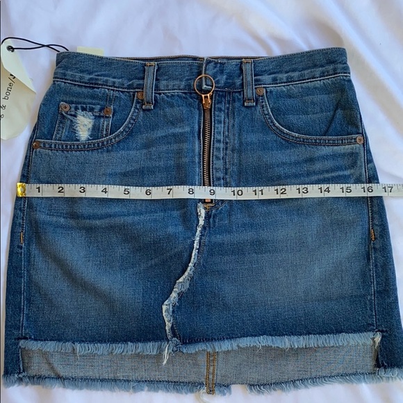 Rag & Bone  Jean O Ring Skirt Otto Sz 25 - Picture 12 of 12